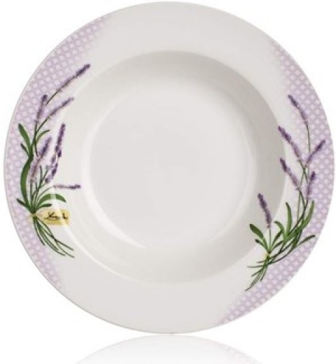 BANQUET Talíř porcelánový hluboký LAVENDER 21,6