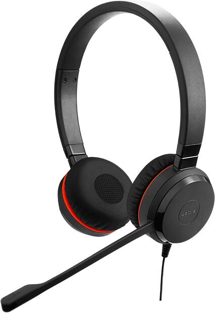 Jabra Evolve 30 II / Stereo / Jack / Drát / Černá (14401-21)