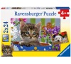 Ravensburger puzzle Roztomilí čtyřnozí přátelé 2x24 dílků