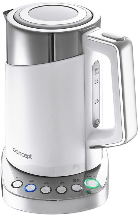 Rychlovarná konvice Concept RK3170 Cool Touch, 1,7l, bílá