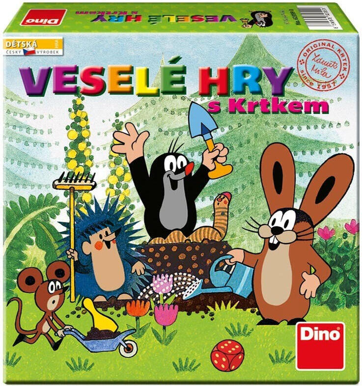 Společenská hra Dino Veselé hry s Krtkem