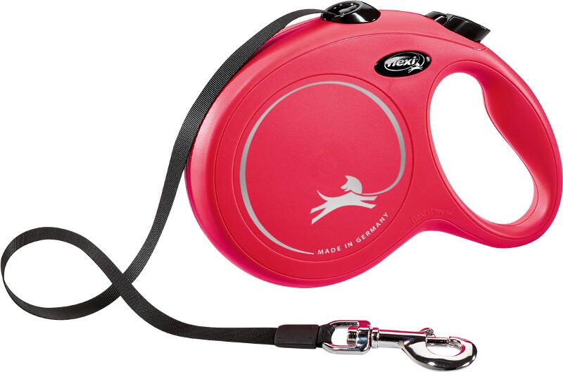 Flexi Classic NEW L pásek 8 m červené 50 kg