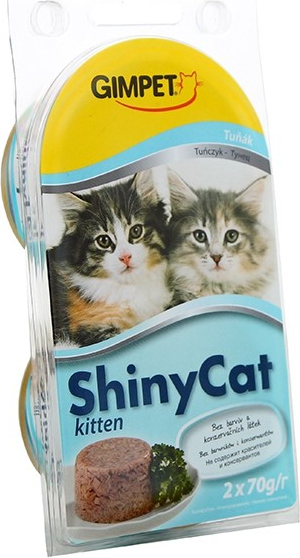 Gimpet Shiny cat konz. Junior - tuňák 2 x 70 g