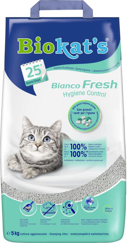 Podestýlka pro kočky Gimpet Cat Biokat's Bianco Fresh 5 kg