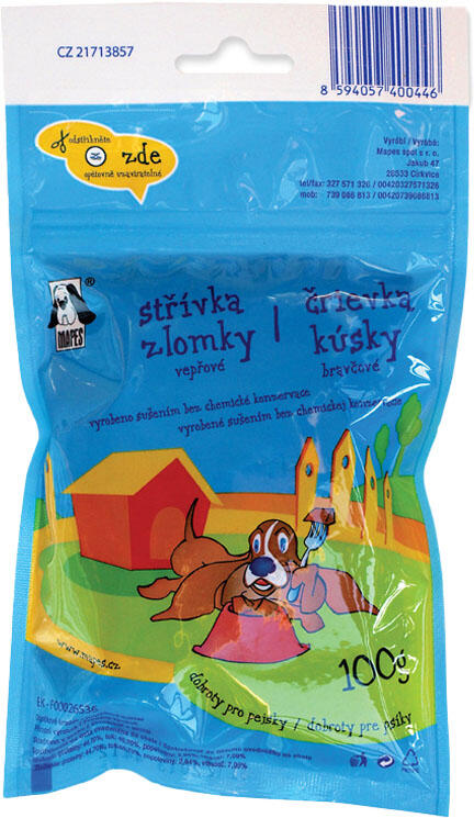 Mapes, sušená střívka - zlomky 100 g