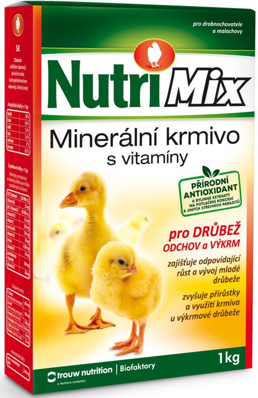 Trouw Nutrition Biofaktory NutriMix pro drůbež výkrm a odchov plv 1kg