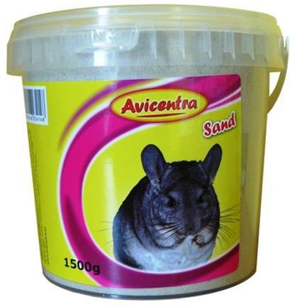 Písek koupací pro činčily Avicentra 1,5 kg