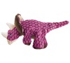 Hračka textil Dynos Triceratops růžový Kong small