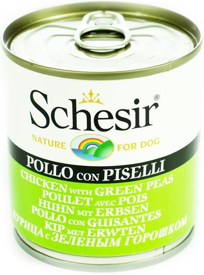 Schesir dog konz. kuře se zeleným hráškem 285 g