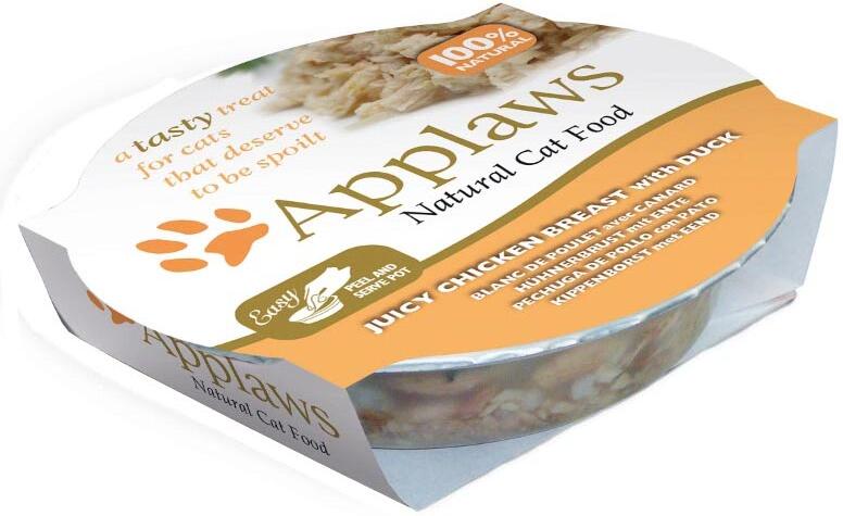Applaws Cat miska kuřecí prsa a kachna 60 g