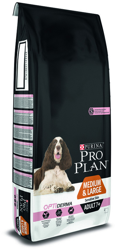 PRO PLAN Dog Adult Medium&Large 7+ Sens.Skin 14 kg