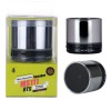 Bluetooth Mini Speaker PLUS MS111, metal, LED (2400030)