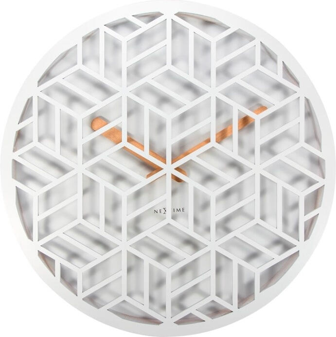Designové nástěnné hodiny 3215wi Nextime Discrete 36cm