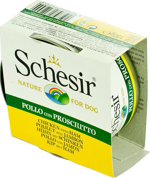 Schesir dog konz. kuřecí filety se šunkou 150 g