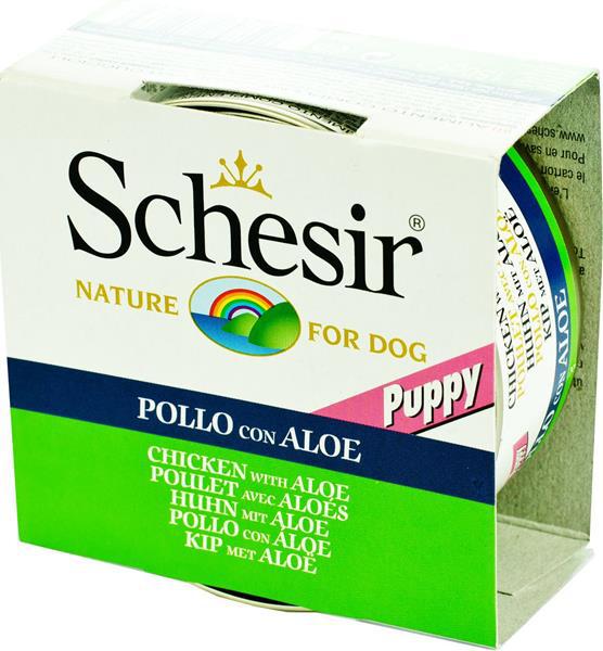 Schesir puppy konz. kuře s aloe vera 150 g