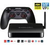 EVOLVEO Android Box H4 Plus, multimediální herní centrum s bezdrátovým gamepadem
