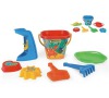 Sada na písek 7ks plast 18x29cm v síťce Wader