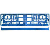 Podložka pod SPZ BLUE metallic COMPASS
