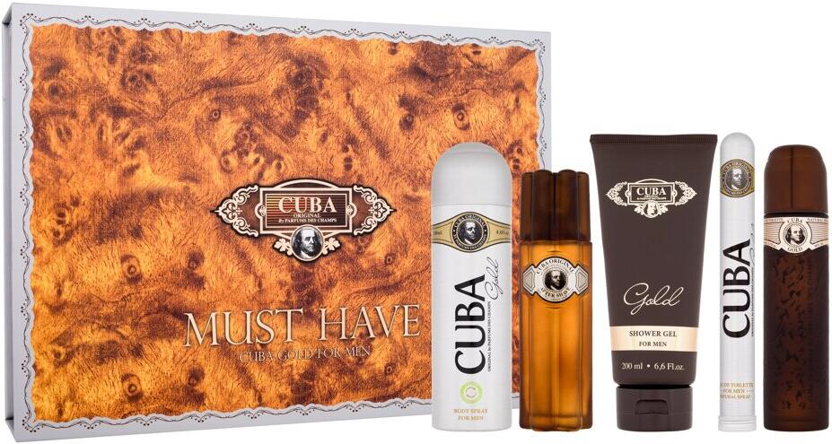 Toaletní voda Cuba Gold, 100 ml, set