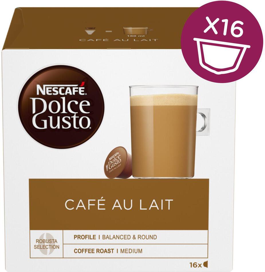 NESCAFÉ® Dolce Gusto® Café au Lait kávové kapsle 16 ks