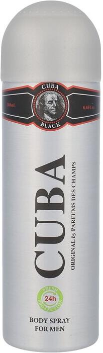 Deodorant Cuba Black, 200 ml