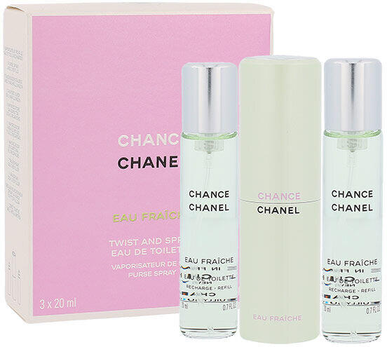 Toaletní voda Chanel Chance Eau Fraiche, 3x20 ml