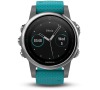 Garmin fenix5S Silver Optic, Blue band (010-01685-01)