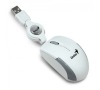 Myš Genius Micro Traveler / optická / 3 tlačítka / 1200dpi - bílá