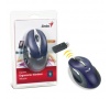 Myš Genius Ergo 600/ bezdrátová 27MHz/ 1200 dpi/ USB/ černá/modrá