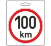 Samolepka omezená rychlost 100km/h (150 mm) TIR, COMPASS