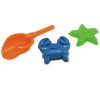 Lopatka 26cm + formičky 2ks plast v síťce Wader