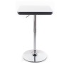 Barový stolek G21 Whieta plastový white/black
