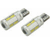 Žárovka 10 SMD LED 3chips 12V T10 CAN-BUS ready bílá 2ks COMPASS