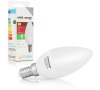 WE LED žárovka SMD2835 C37 E14 3W teplá bílá