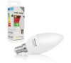 WE LED žárovka SMD2835 C37 E14 3W studená bílá