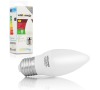 WE LED žárovka SMD2835 C37 E27 5W studená bílá