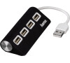 Hama USB 2.0 Hub 1:4, napájení USB, černý NAHRADA 200119