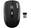 HAMA myš AM-7800/ bezdrátová/ optická/ 1200 dpi/ 5 tlačítek/ USB/ černá