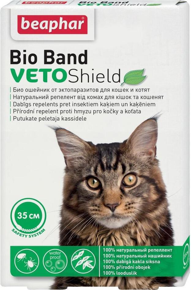 Beaphar obojek antipar.Bio Band kočka 35 cm