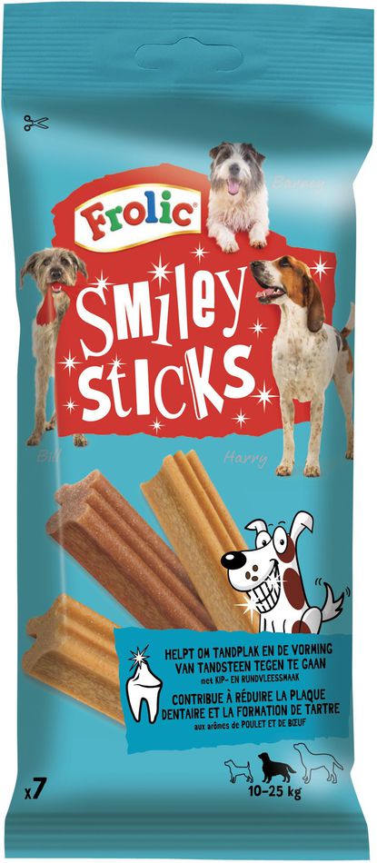 Frolic snack dog - Smiley Sticks 175 g