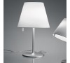 Melampo tavolo, max. 2x52W halogen (E27), structure and diffuser aluminium grey Massive 0315010A
