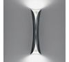 Cadmo parete LED, 2x7W LED: black, inside white Massive 1373010A