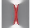 Cadmo parete LED, 2x7W LED: red, inside white Massive 1373030A