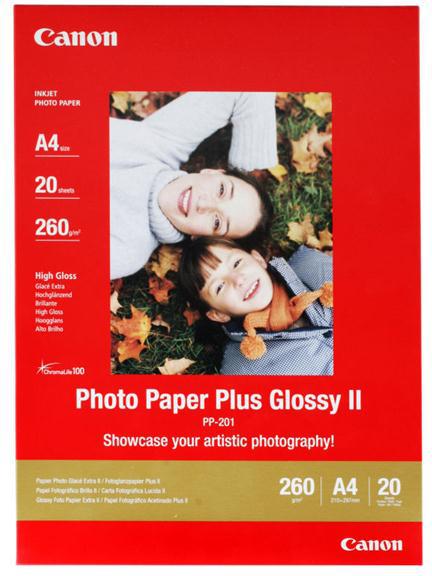 Fotopapír Canon PP201 A4, 260g, 20 listů