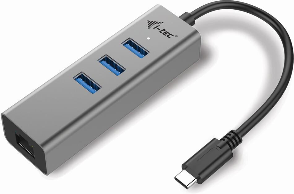 I-TEC USB-C Metal HUB 3 Port + Gigabit Ethernet (C31METALG3HUB)