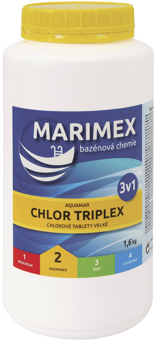 Bazénová chemie MARIMEX Chlor Triplex 3v1 1,6 kg