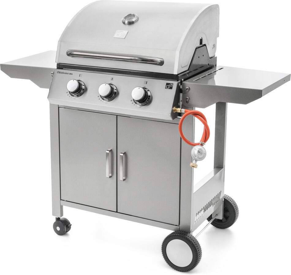 Plynový gril G21 Oklahoma BBQ Premium Line 3 hořáky + redukční ventil
