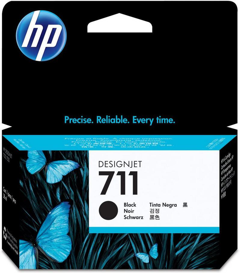 HP inkoustová kazeta 711 černá CZ129A originál