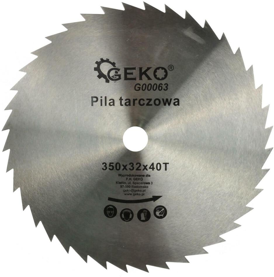Kotouč pilový, 350x32x40T GEKO