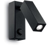 PAGE AP1 SQUARE NERO Ideal Lux 142241